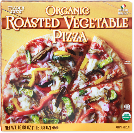Organic Roasted Vegetable Pizza