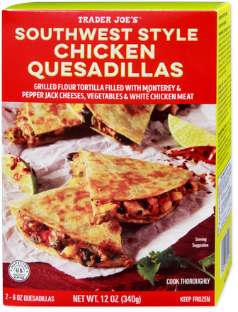 Southwest Style Chicken Quesadillas
