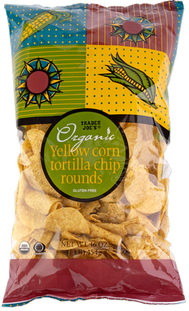 Organic Yellow Corn Tortilla Chip Rounds