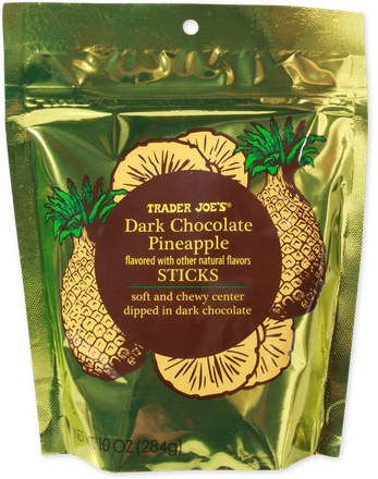 Dark Chocolate Pineapple Sticks