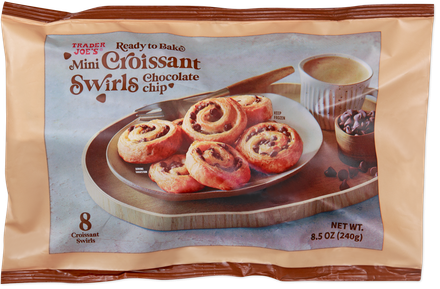 Mini Chocolate Chip Croissant Swirls
