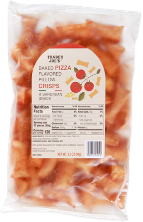 Baked Pizza Flavored Pillow Crisps