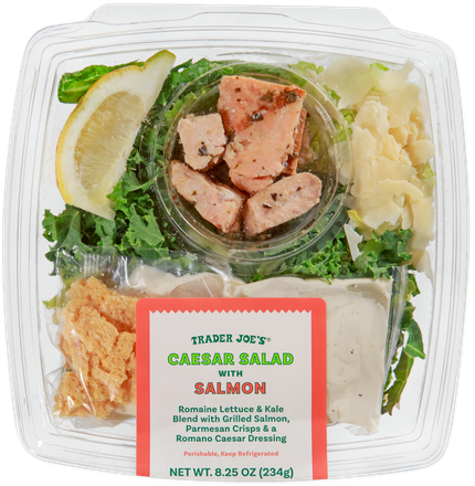 Caesar Salad with Salmon