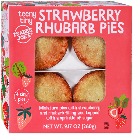 Teeny Tiny Strawberry Rhubarb Pies