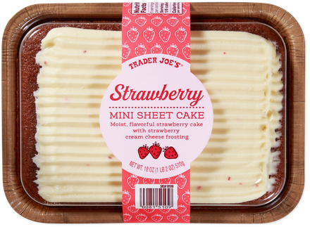 Strawberry Mini Sheet Cake