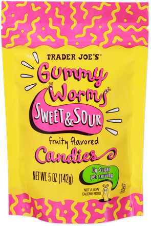 Sweet & Sour Gummy Worms Candies