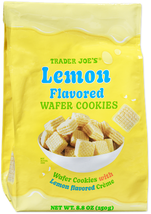Lemon Flavored Wafer Cookies