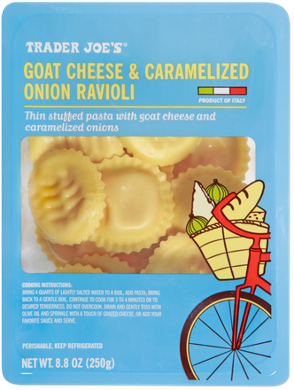 Goat Cheese & Caramelized Onion Ravioli