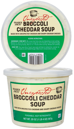 Unexpected Broccoli Cheddar Soup