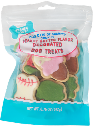 Dog Days of Summer Peanut Butter Flavored Decorated Dog Treats