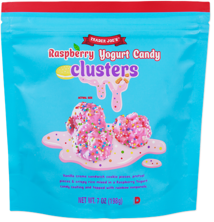 Raspberry Yogurt Candy Clusters