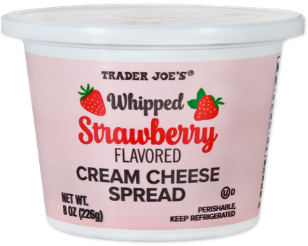 Whipped Strawberry Flavored Cream Cheese Spread