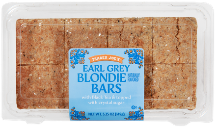 Earl Grey Blondie Bars