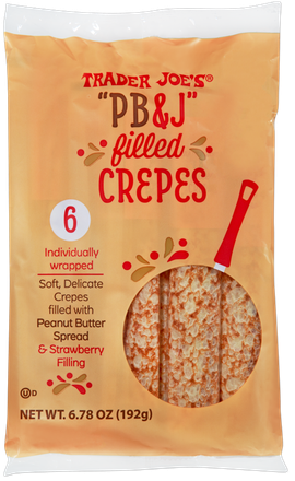 "PB & J" Filled Crepes