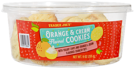Orange & Cream Flavored Cookies