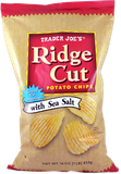 Ridge Cut Potato Chips with Sea Salt