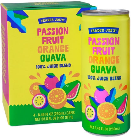 Passion Fruit Orange Guava 100% Juice Blend