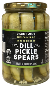 Organic Kosher Dill Pickle Spears